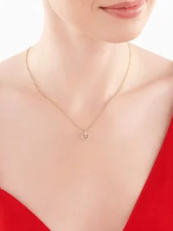 Apart Zawieszka z żółtego złota z diamentami - serce - 0,06 ct - próba 585< Zawieszki