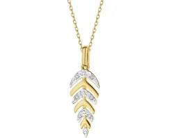 Apart Zawieszka z żółtego złota z diamentami - 0,03 ct - próba 375< Wszystkie