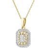 Apart Zawieszka z żółtego złota z diamentami - 0,40 ct - próba 585< Zawieszki