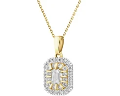 Apart Zawieszka z żółtego złota z diamentami - 0,40 ct - próba 585< Zawieszki