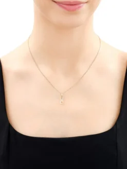 Apart Zawieszka z żółtego złota z diamentami - nieskończoność - 0,01 ct - próba 375< Wszystkie