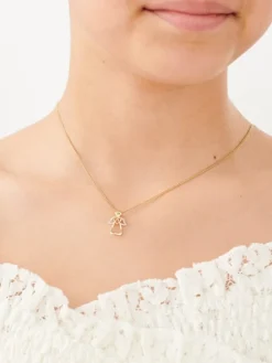 Apart Zawieszka z żółtego złota z diamentami - aniołek, serce - 0,01 ct - próba 375< Wszystkie