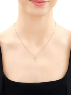 Apart Zawieszka z żółtego złota z diamentem - litera I - 0,003 ct - próba 375< Zawieszki
