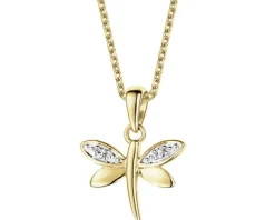 Apart Zawieszka z żółtego złota z diamentami - ważka - 0,01 ct - próba 375< Zawieszki