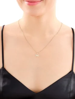 Apart Zawieszka z żółtego złota z diamentami - ważka - 0,01 ct - próba 375< Zawieszki