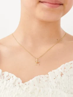 Apart Zawieszka z żółtego złota z diamentem - aniołek, serce - 0,003 ct - próba 375< Zawieszki