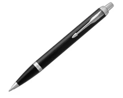 Parker Zestaw Pióro + Długopis IM Czarny CT w Pudełku z Etui< Zestawy Piór I Długopisów