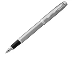 Parker Zestaw Pióro + Długopis IM Srebrny CT w Pudełku z Etui< Zestawy Piór I Długopisów