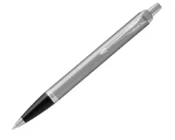 Parker Zestaw Pióro + Długopis IM Srebrny CT w Pudełku z Etui< Zestawy Piór I Długopisów