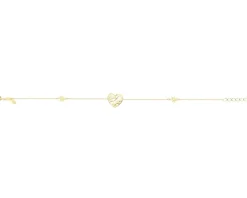Apart Złota bransoletka - serce< Wszystkie