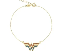 Apart Złota bransoletka z cyrkoniami - DC, Wonder Woman, Warner Bros. Discovery< Wszystkie