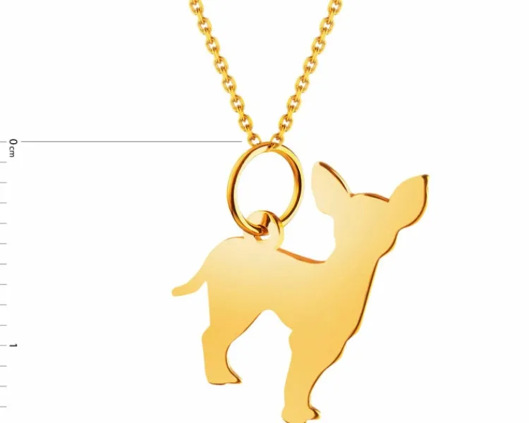 Apart Złota zawieszka - chihuahua< Wszystkie