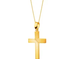 Apart Złota zawieszka - krzyż< Zawieszki