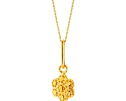 Discount Apart Złota zawieszka - kwiatek