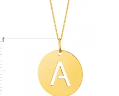Best Apart Złota zawieszka -  litera A