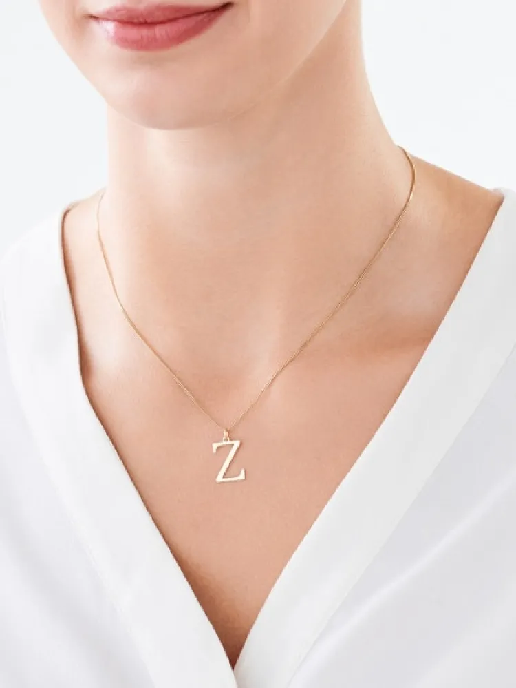 Discount Apart Złota zawieszka - litera Z