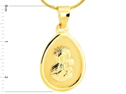 Apart Złota zawieszka - medalik Matka Boska Częstochowska< Zawieszki