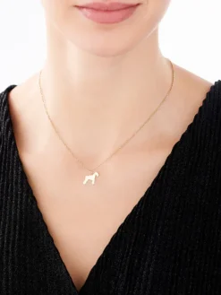 Apart Złota zawieszka - terier walijski< Zawieszki
