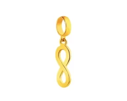 New Apart Złota zawieszka beads - nieskończoność