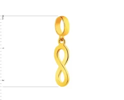 New Apart Złota zawieszka beads - nieskończoność