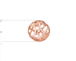 Apart Złota zawieszka beads - serca< Beads