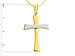 Apart Złota zawieszka- krzyż< Zawieszki