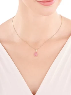 Clearance Apart Złota zawieszka z kryształem syntetycznym