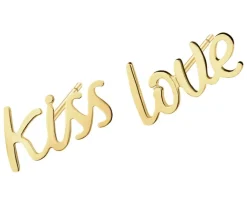 Apart Złote kolczyki - kiss love< Wszystkie