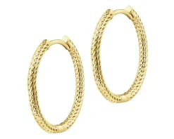 Apart Złote kolczyki - koła< Wszystkie