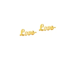 Apart Złote kolczyki - love< Wszystkie