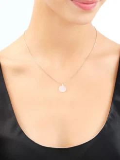 Clearance Apart Złote kolczyki i zawieszka z kryształami syntetycznymi - komplet