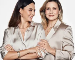 Hot Apart Złote kolczyki z cyrkoniami