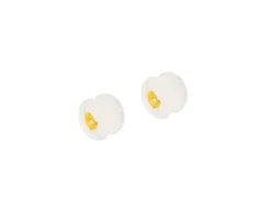 Clearance Apart Złote kolczyki z masą perłową