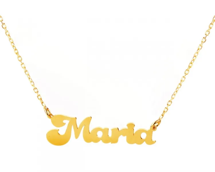 Apart Złoty naszyjnik - Maria< Naszyjniki