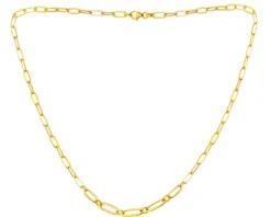 Apart Złoty naszyjnik - paper clip