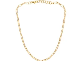 Apart Złoty naszyjnik - paper clip
