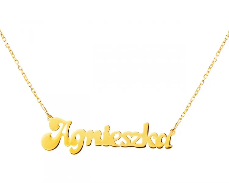 Apart Złoty naszyjnik, ankier - Agnieszka< Naszyjniki