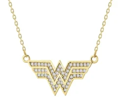 Apart Złoty naszyjnik z cyrkoniami - DC, Wonder Woman, Warner Bros. Discovery< Wszystkie
