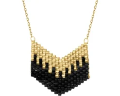 Best Apart Złoty naszyjnik z koralikami